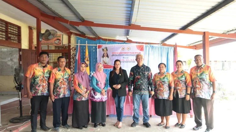 Anggota DPD RI Dapil Papua, Lalita, Sosialisasi Empat Pilar Kebangsaan di SMPN 2 Biak