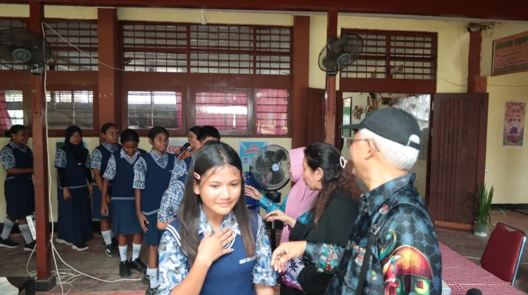 Anggota DPD RI Dapil Papua, Lalita, Sosialisasi Empat Pilar Kebangsaan di SMPN 2 Biak