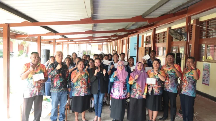 Anggota DPD RI Dapil Papua, Lalita, Sosialisasi Empat Pilar Kebangsaan di SMPN 2 Biak