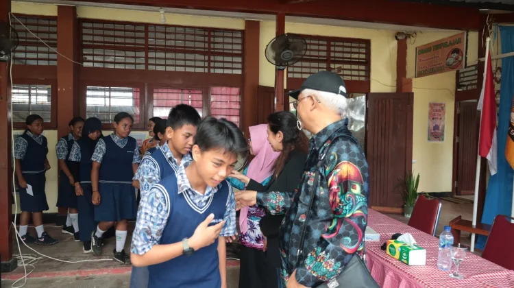 Anggota DPD RI Dapil Papua, Lalita, Sosialisasi Empat Pilar Kebangsaan di SMPN 2 Biak