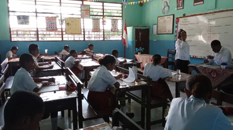 Sebanyak 63 Siswa Kelas VI SD YPK Sorido Biak Ikuti  Ujian Akhir Sekolah