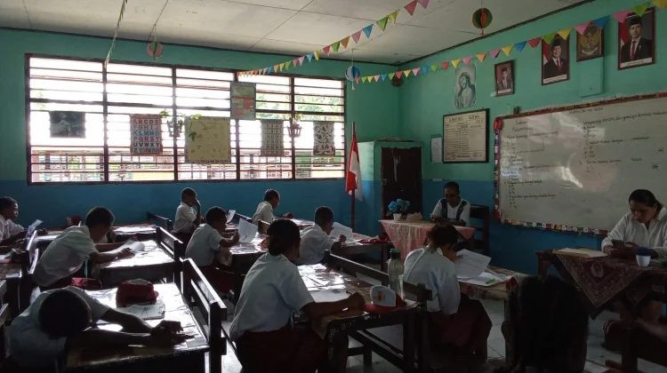 Sebanyak 63 Siswa Kelas VI SD YPK Sorido Biak Ikuti  Ujian Akhir Sekolah