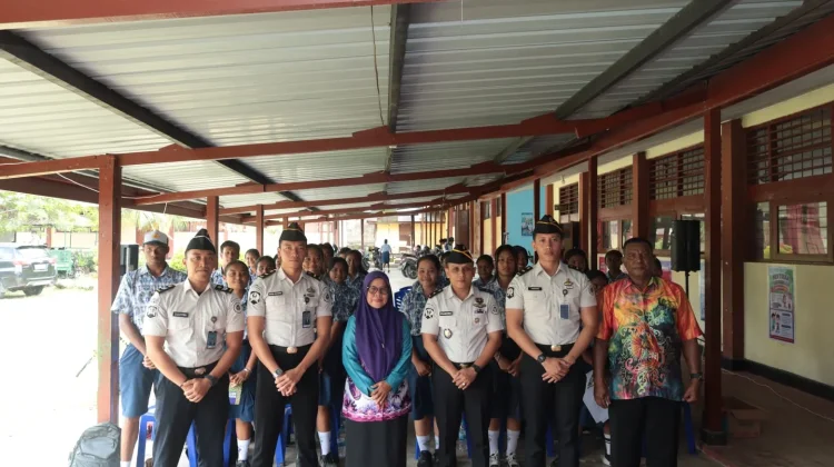 LDKS OSIS SMPN 2 Biak, Hadirkan Narasumber Lapas Biak Dengan Materi Bahaya Bullying