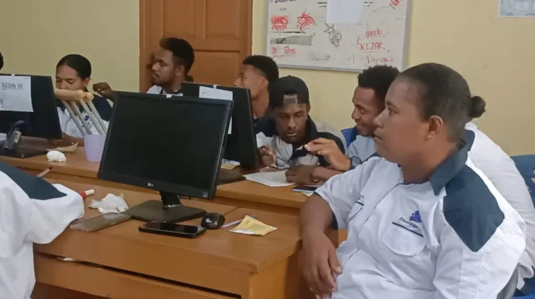 Peserta Pelatihan Kejuruan IT LLK Biak, Ikuti Sosialisasi Akun SiapKerja