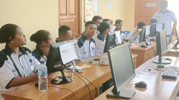 Peserta Pelatihan Kejuruan IT LLK Biak, Ikuti Sosialisasi Akun SiapKerja