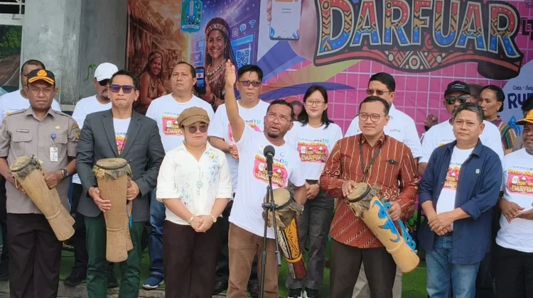 Pemkab Biak Gadenga BI Launching Pasar Digital Darfuar
