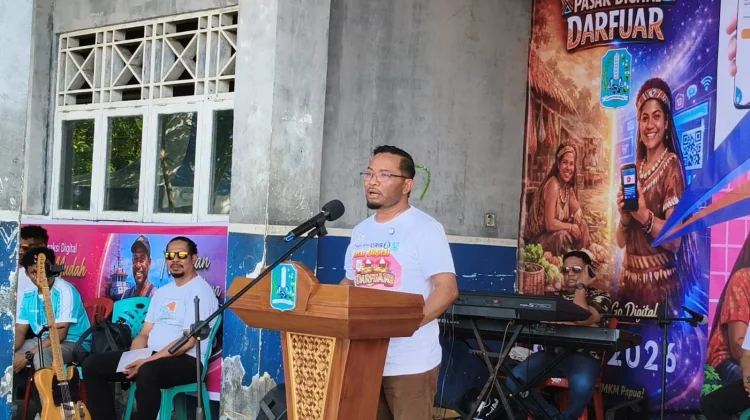 Pemkab Biak Gadenga BI Launching Pasar Digital Darfuar