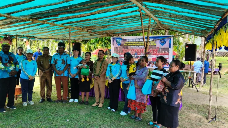 Rayakan HUT GOW Biak, Kunjungan Kasih Ke-Kampung Sauri