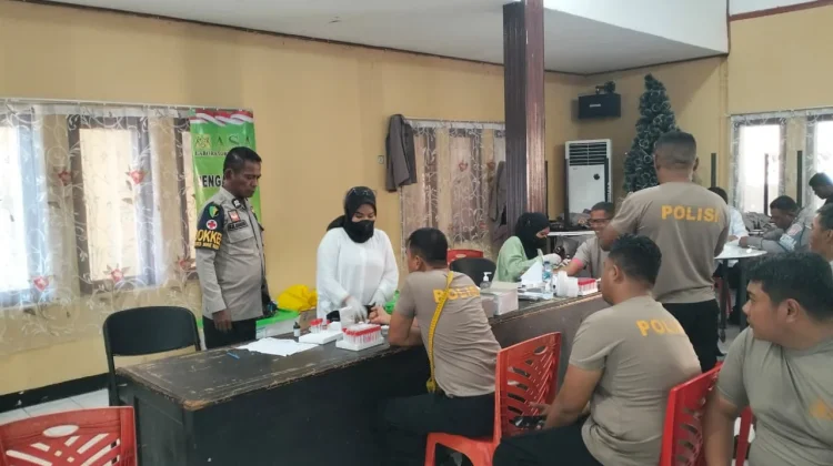 Pastikan Kesehatan Personel Tetap Prima, Polres Biak Lakukan Rikkes Berkala