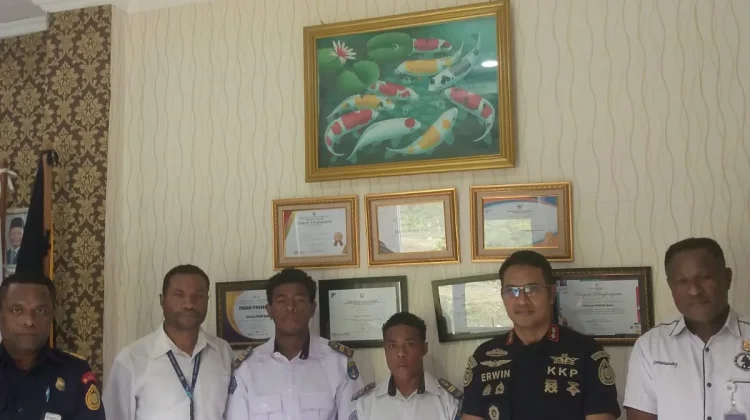 Magang Kerja Berakhir,Siswa SMKN 3 Kemaritiman Biak Numfor dikembalikan ke Sekola