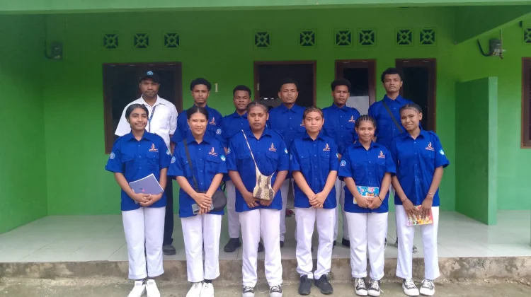 Magang Kerja Berakhir,Siswa SMKN 3 Kemaritiman Biak Numfor dikembalikan ke Sekola