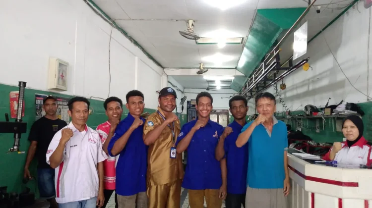 Magang Kerja Berakhir,Siswa SMKN 3 Kemaritiman Biak Numfor dikembalikan ke Sekola