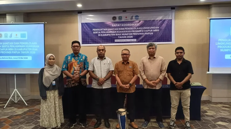 Rakor MBG Biak Numfor Bahas Pengelolaan Lingkungan dan Perkuat Sanitasi