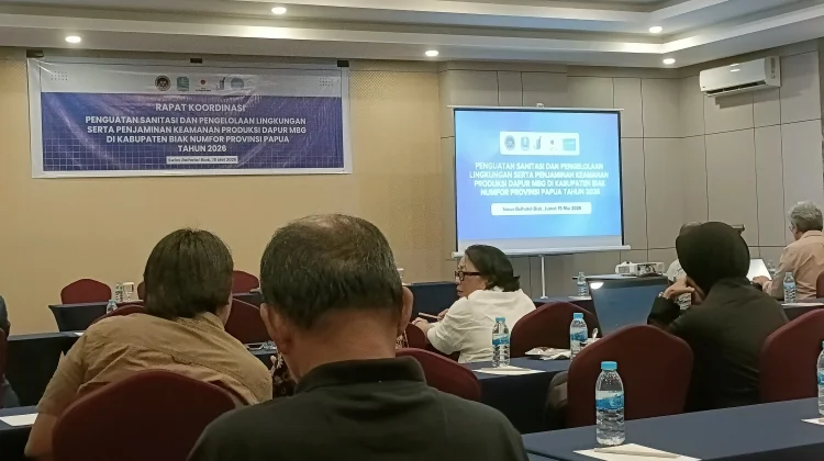 Rakor MBG Biak Numfor Bahas Pengelolaan Lingkungan dan Perkuat Sanitasi