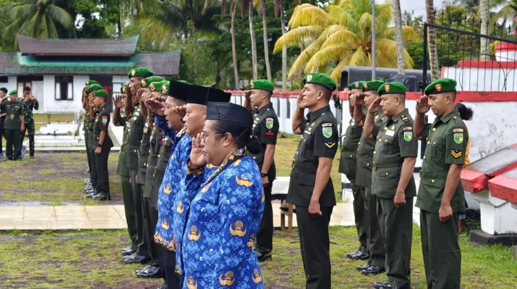 Sambut HUT ke-63 Kodam XVII/Cenderawasih, Kodim 1708/BN Ziarah Rombongan di TMP Biak