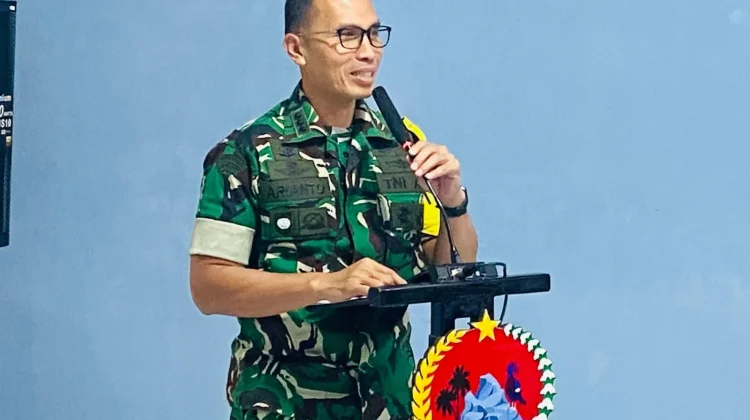 Tim Wasev Terima Paparan Progres TMMD Ke-128 Kodim 1708/BN di Distrik Bondifuar
