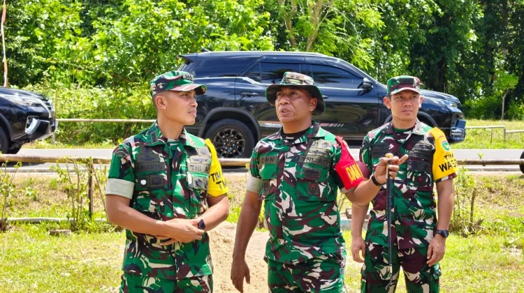 Tim Wasev TMMD ke-128 Tinjau Pelaksanaan Program di Biak Numfor