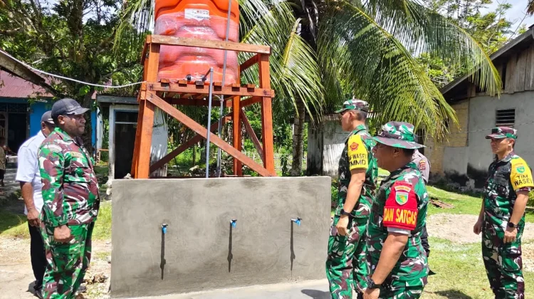 Tim Wasev TMMD ke-128 Tinjau Pelaksanaan Program di Biak Numfor