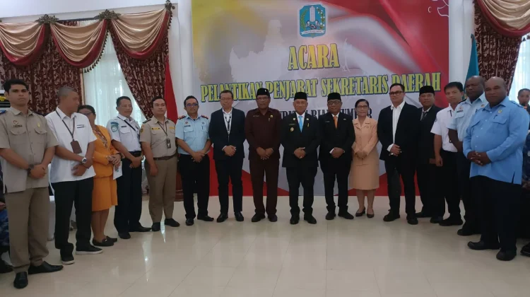 Bupati Biak Numfor Lantik Zakharias Mailoa Sebagai Penjabat Sekretaris Daerah