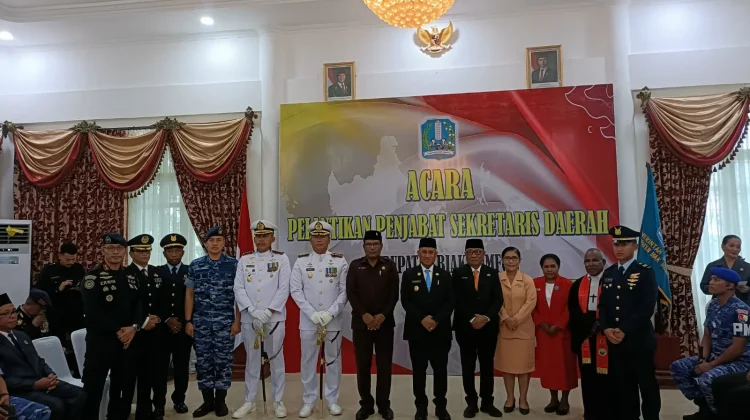 Polres Biak Numfor Laksanakan Serah Terima dan Pengukuhan Pejabat