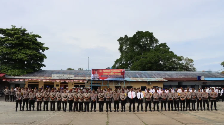 Polres Biak Numfor Laksanakan Serah Terima dan Pengukuhan Pejabat
