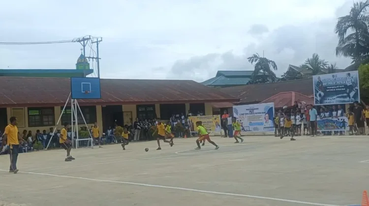 Meriahkan HUT ke-55, SMP YPPK St.Petrus Biak Gelar Turnamen Gawang Mini Tingkat SD