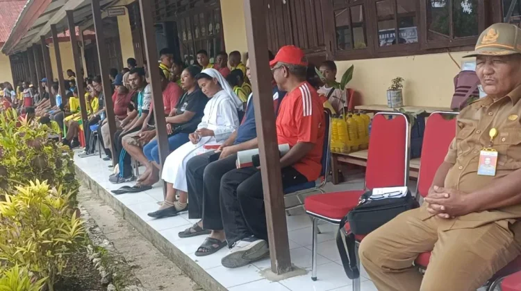 Meriahkan HUT ke-55, SMP YPPK St.Petrus Biak Gelar Turnamen Gawang Mini Tingkat SD