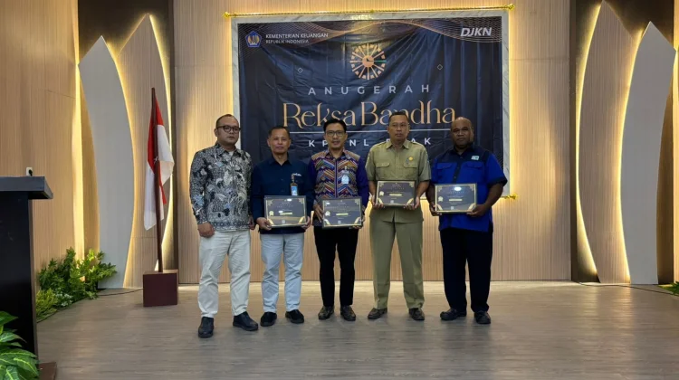 KPKNL Biak Gelar Puncak Anugerah Reksa Bandha, Beri Penghargaan Kepada Para Satker