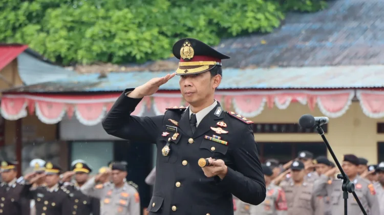 Kapolres Biak Numfor, AKBP Ari Trestiawan Pimpin Upacara Harkitnas ke-118
