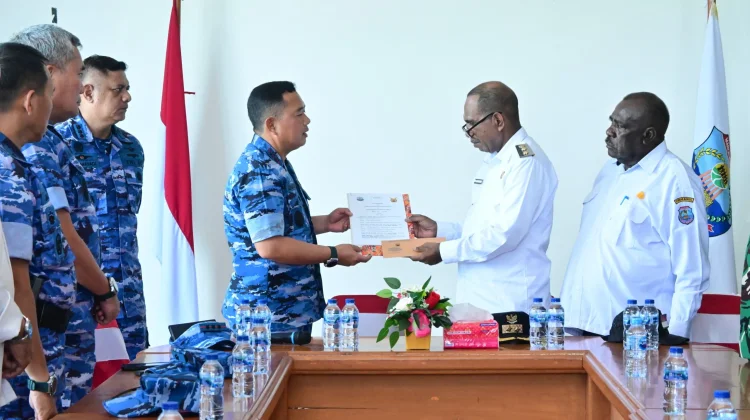 Pangkodau III Resmikan Pos Perwakilan TNI AU Abreso Manokwari Selatan