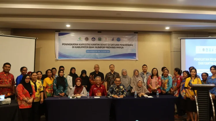 Edukasi Gizi dan Kantin Sehat di Satuan Pendidikan Biak Numfor