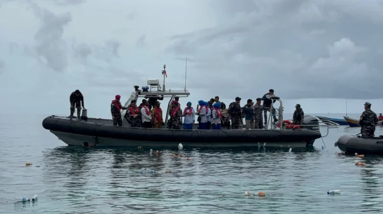 Kodaeral X Jayapura, Lakukan Penanaman Rumput Laut di Kampung Samber-Binyeri