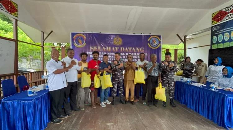 Kodaeral X Jayapura, Lakukan Penanaman Rumput Laut di Kampung Samber-Binyeri