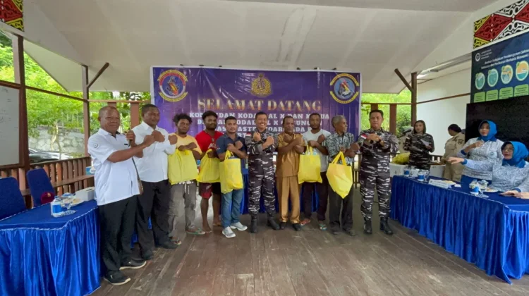 Kodaeral X Jayapura, Lakukan Penanaman Rumput Laut di Kampung Samber-Binyeri
