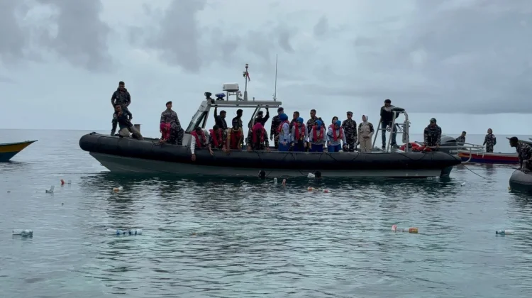 Kodaeral X Jayapura, Lakukan Penanaman Rumput Laut di Kampung Samber-Binyeri