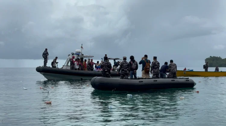 Kodaeral X Jayapura, Lakukan Penanaman Rumput Laut di Kampung Samber-Binyeri