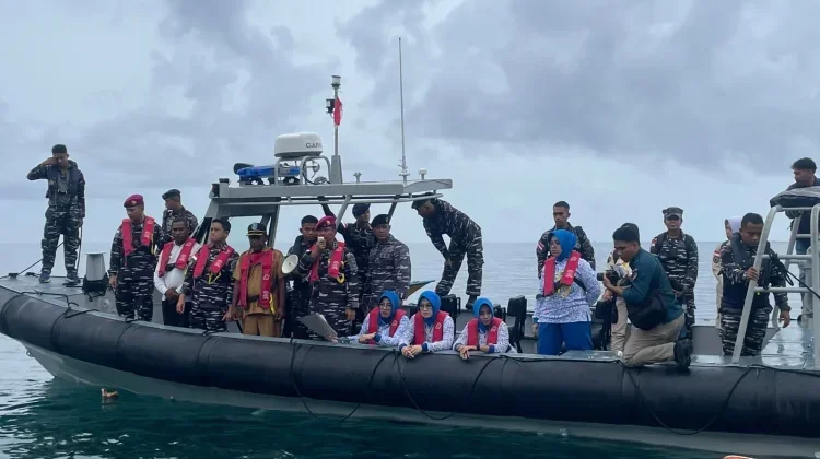 Kodaeral X Jayapura, Lakukan Penanaman Rumput Laut di Kampung Samber-Binyeri