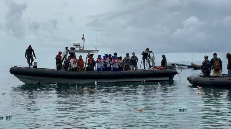 Kodaeral X Jayapura, Lakukan Penanaman Rumput Laut di Kampung Samber-Binyeri