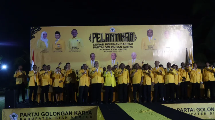 Pengurus DPD Partai Golkar Biak Numfor Periode 2026-2031, Resmi Dilantik