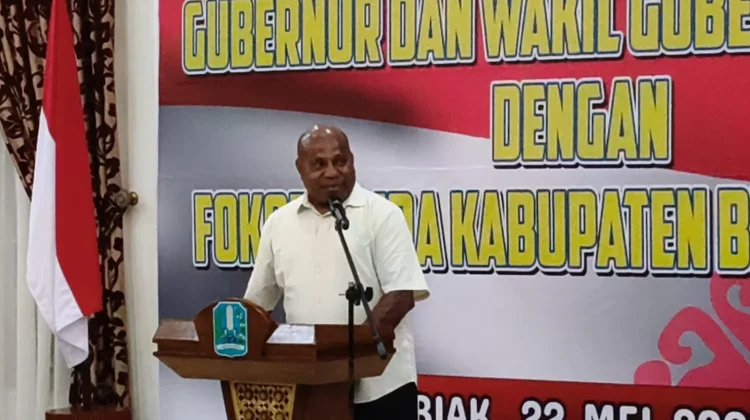 Gubernur Komitmen Tidak Mundur Selangkahpun Membangun Provinsi Papua