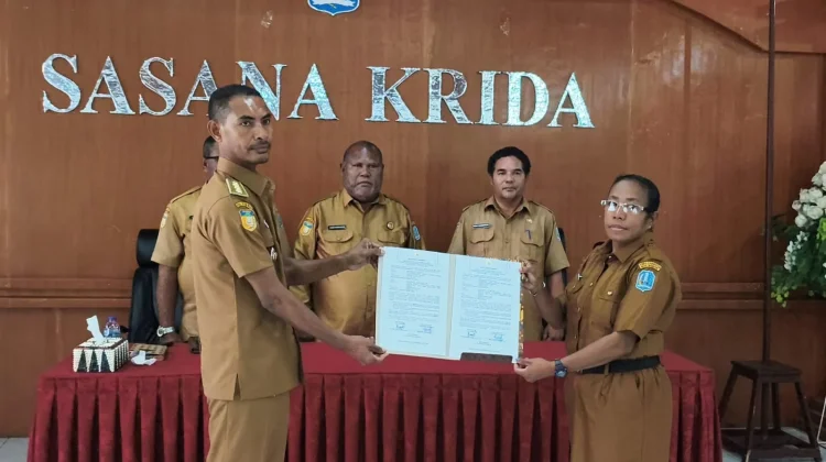 Sertijab Belasan Kepala Distrik dan Lurah, Jabatan Amanah