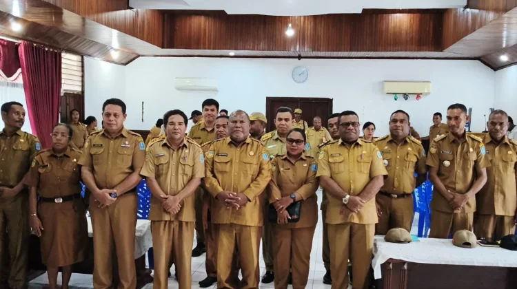 Sertijab Belasan Kepala Distrik dan Lurah, Jabatan Amanah