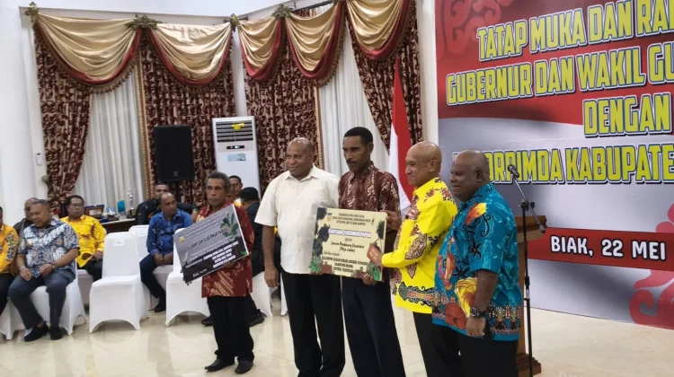 DPRK Biak Apresiasi Kunker Gubernur Membawa Dampak Positif
