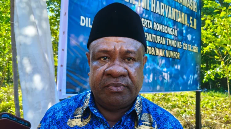 Kadistrik Bondifuar Mengapresiasi Program TMMD Mempercepat Pemerataan Infrast