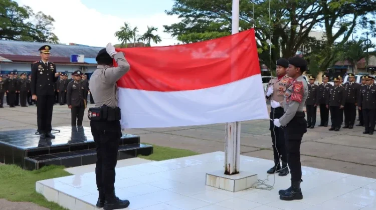 Upacara peringatan Hari Lahir Pancasila digelar Polres Biak Numfor