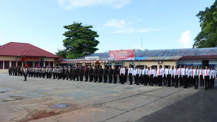 Upacara peringatan Hari Lahir Pancasila digelar Polres Biak Numfor