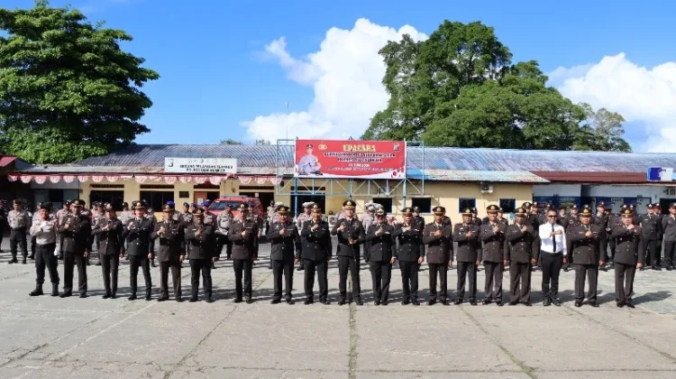 Upacara peringatan Hari Lahir Pancasila digelar Polres Biak Numfor