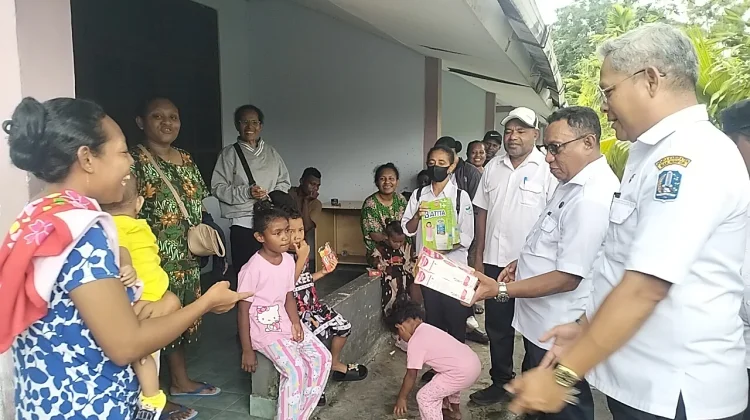 Pasca Bencana Ledakan di Biak,Warga Terdampak Mendapat Bantuan
