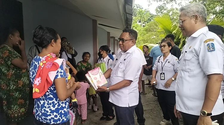Pasca Bencana Ledakan di Biak,Warga Terdampak Mendapat Bantuan