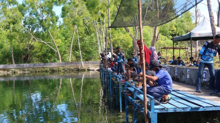 Wing Udara 3 Aktifkan Kembali Kolam Pancing Rajawali Laut Tangguh Samau Biak